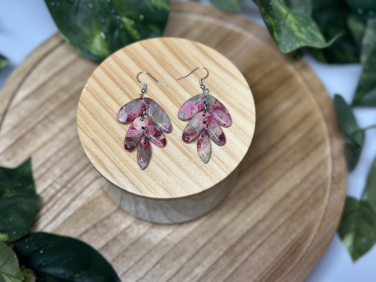 The Jami Earrings - Rose 1