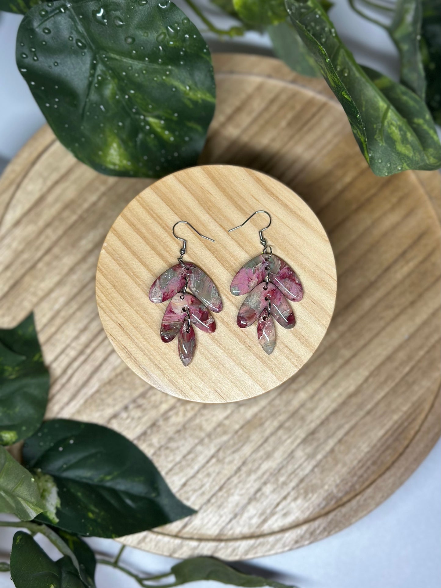 The Jami Earrings - Rose 1
