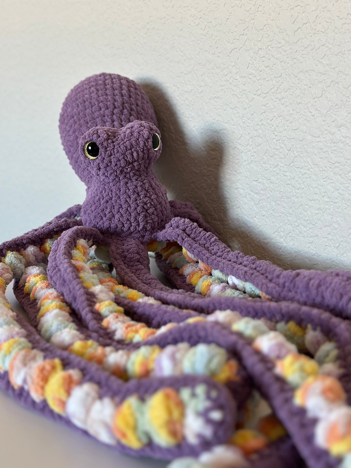 Crocheted Full Sized 'Anchor the Octopus' / Amigurumi / Plushie