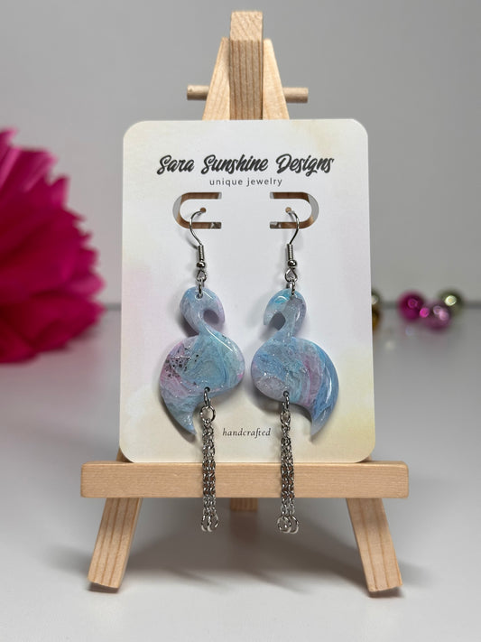 Flamingo Earrings - Cotton Candy