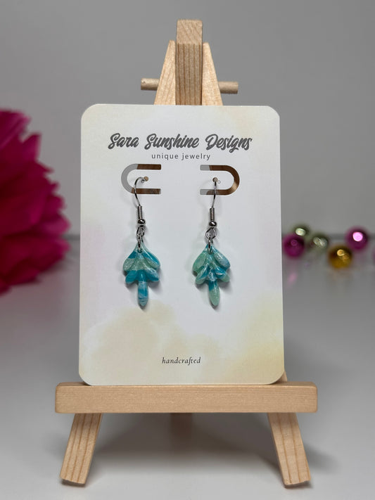 The Jami (mini) Earrings - Ocean Blue
