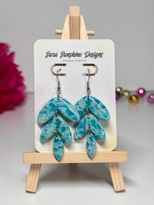 The Jami Earrings - Ocean Blue