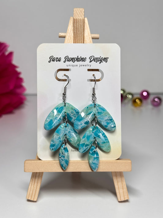The Jami Earrings - Ocean Blue 3