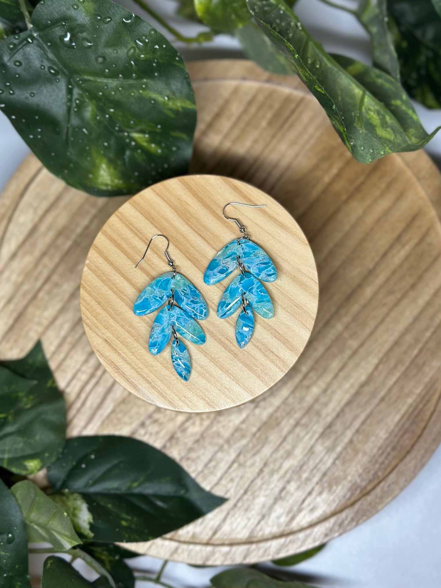 The Jami Earrings - Ocean Blue 3