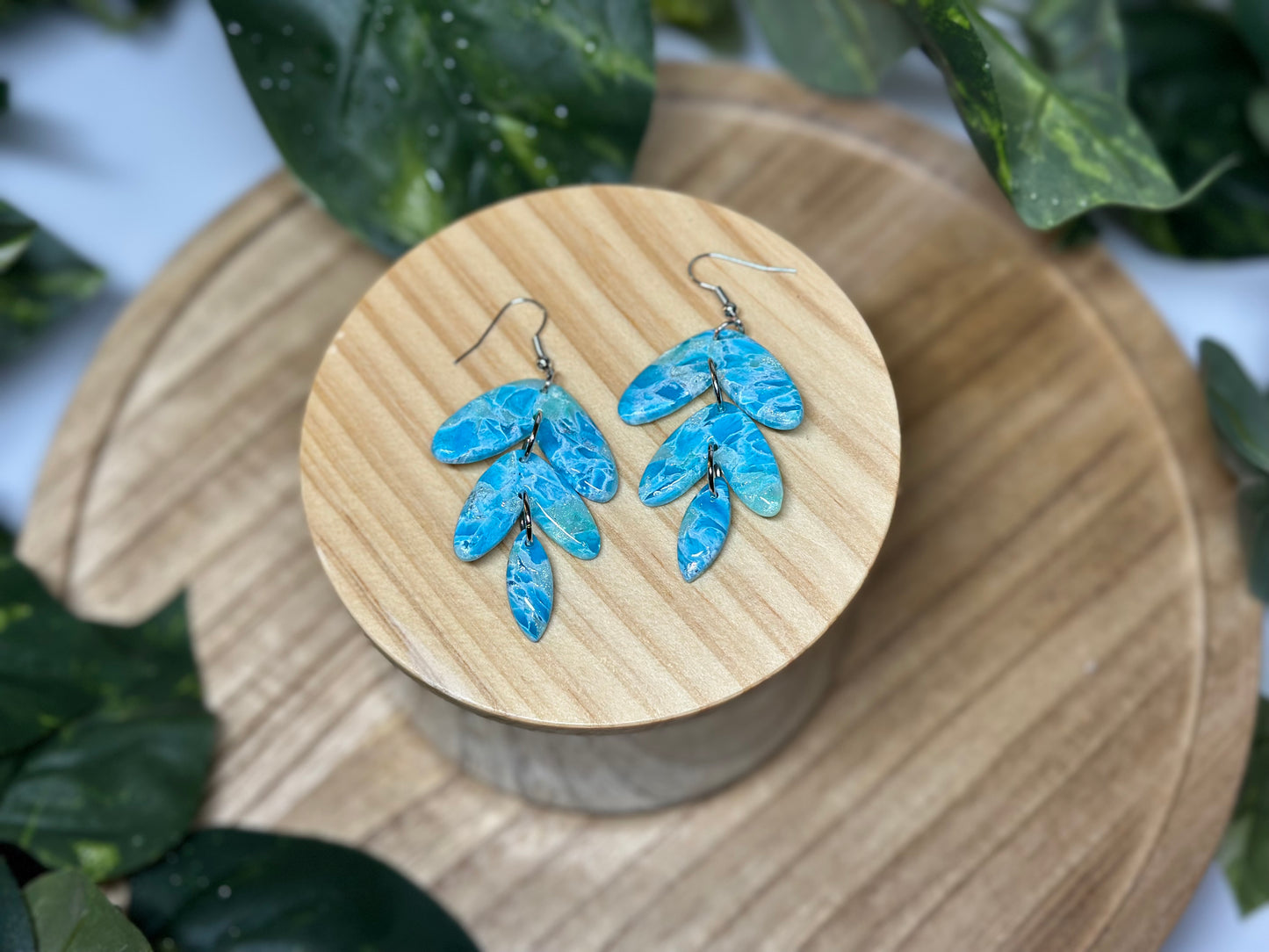 The Jami Earrings - Ocean Blue 3
