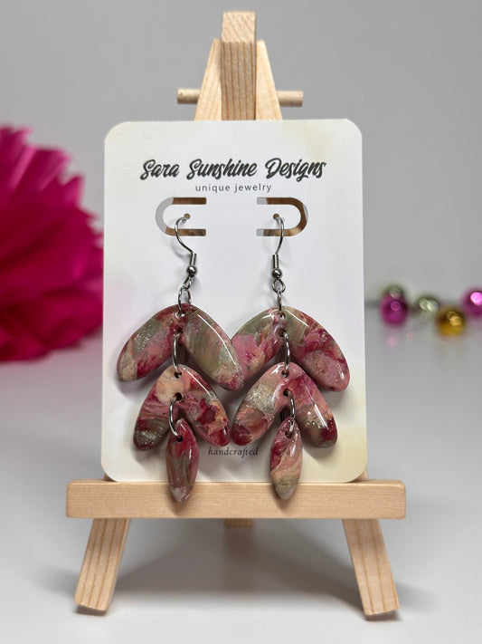 The Jami Earrings - Rose 1