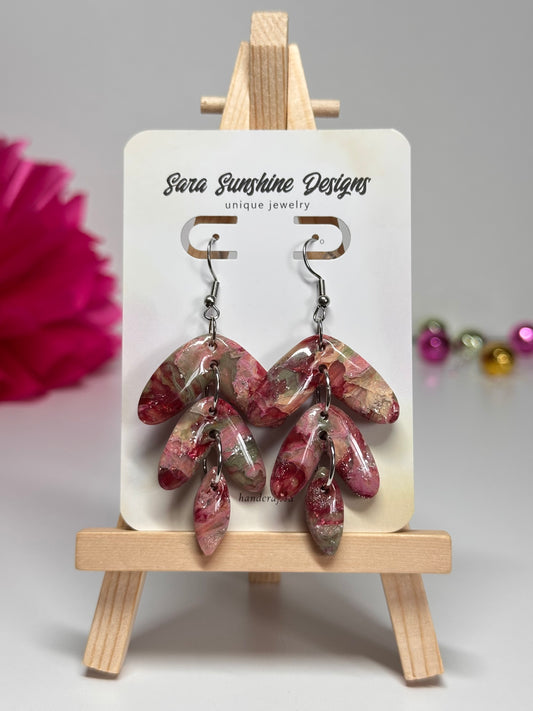 The Jami Earrings - Rose 2