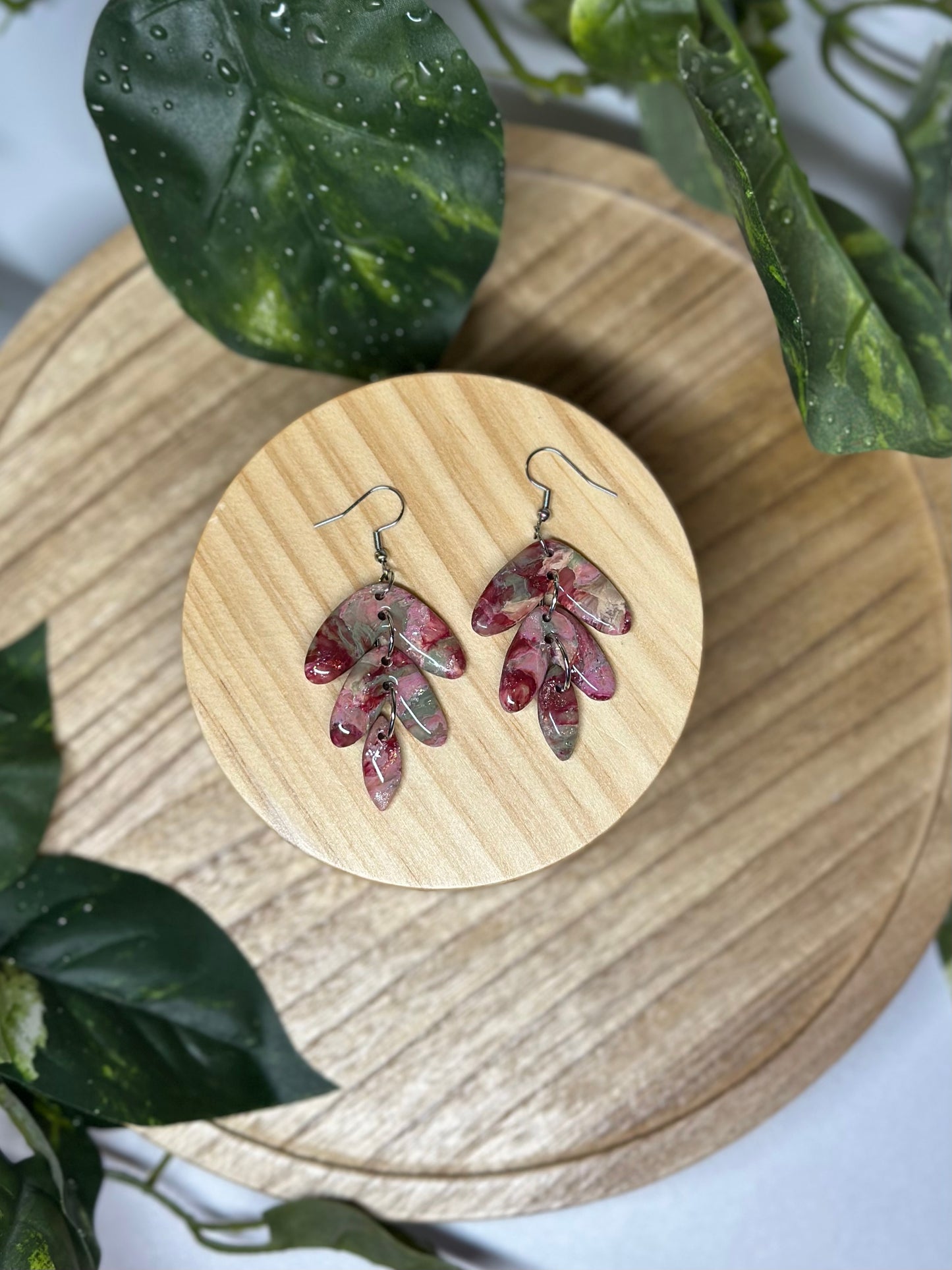 The Jami Earrings - Rose 2