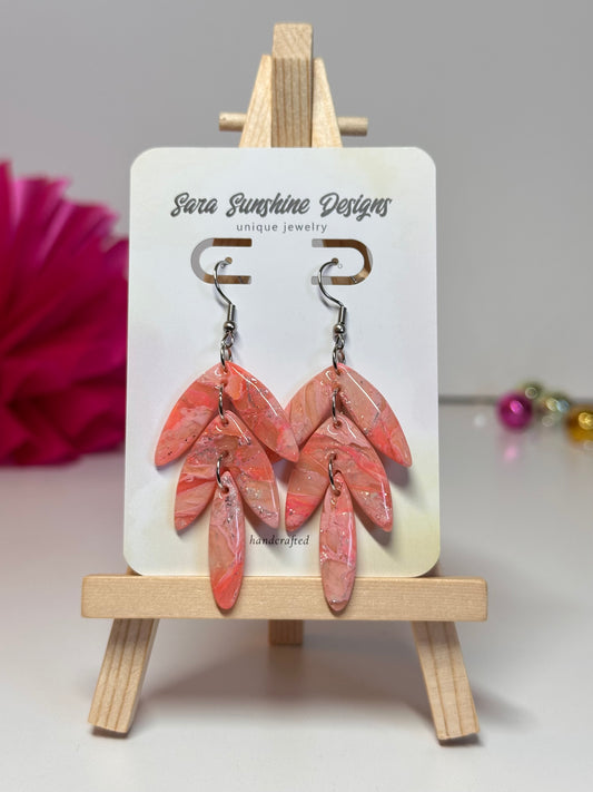 The Jami Earrings - Light Pink 1
