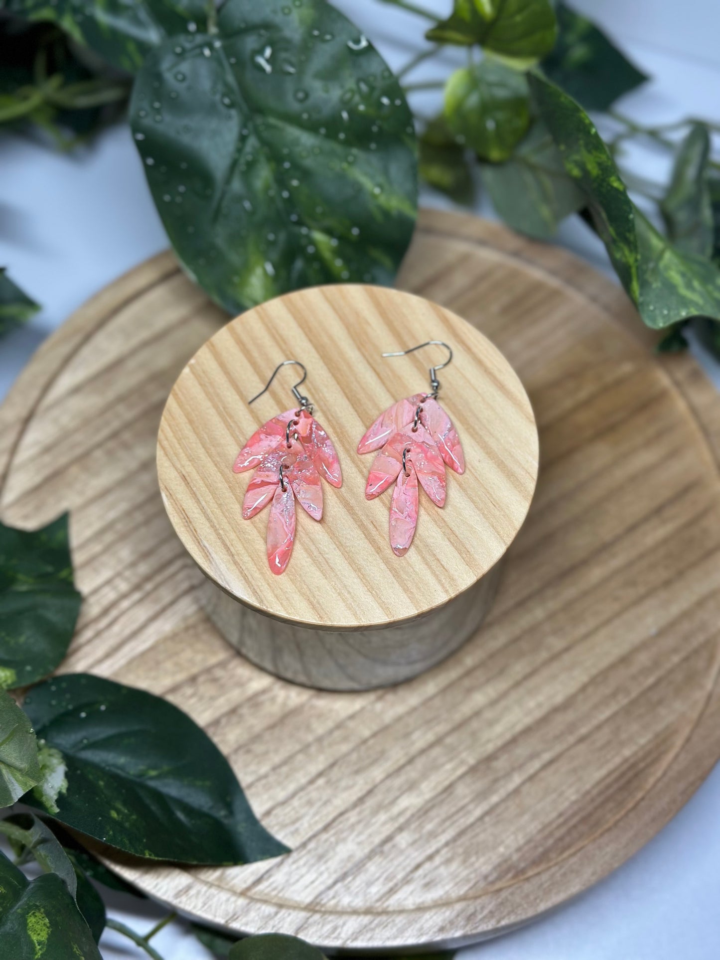 The Jami Earrings - Light Pink 1