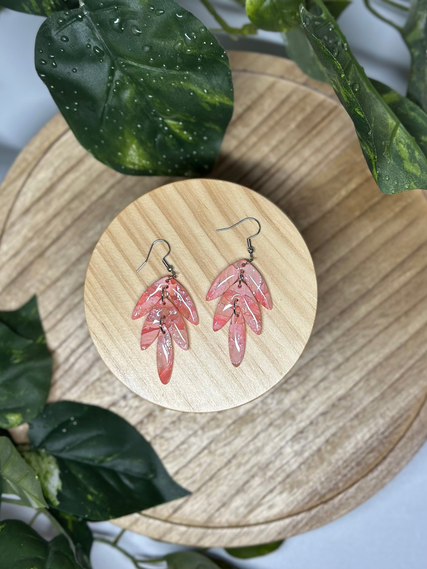 The Jami Earrings - Light Pink 1