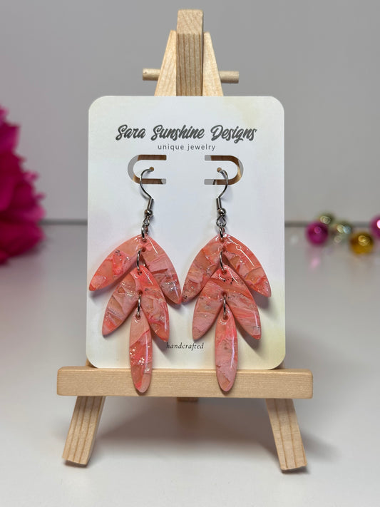 The Jami Earrings - Light Pink 2