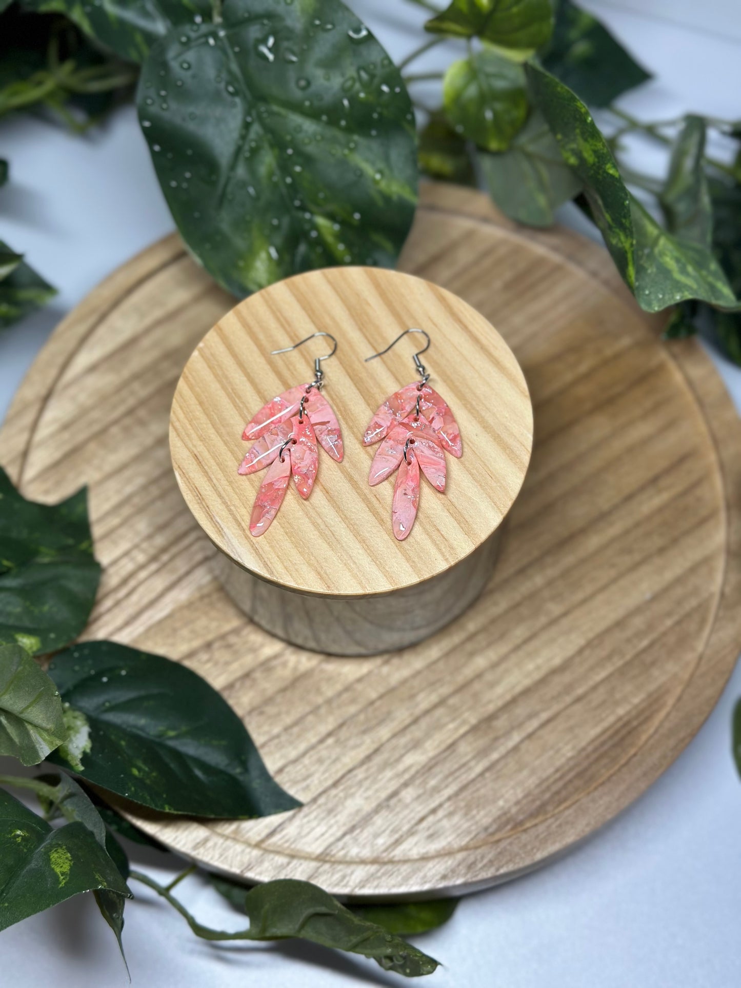 The Jami Earrings - Light Pink 2