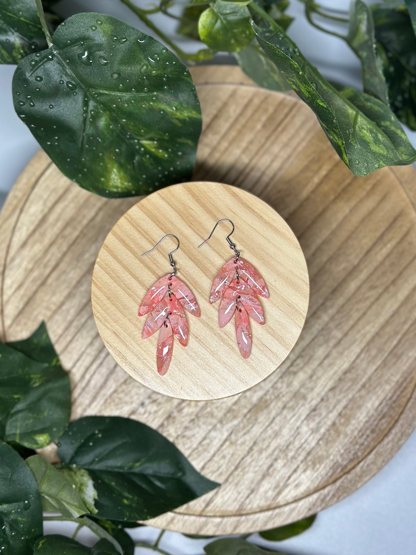 The Jami Earrings - Light Pink 2