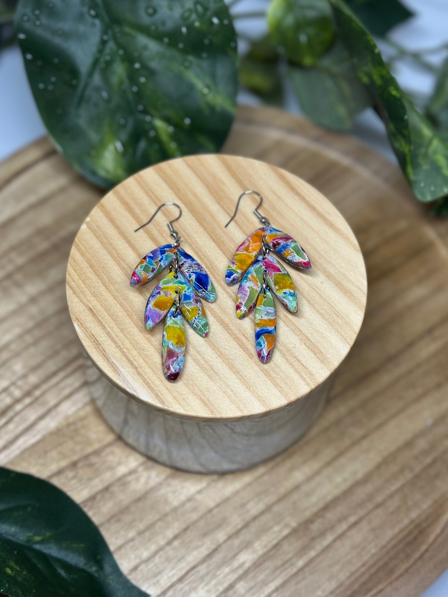 The Jami Earrings - Rainbow
