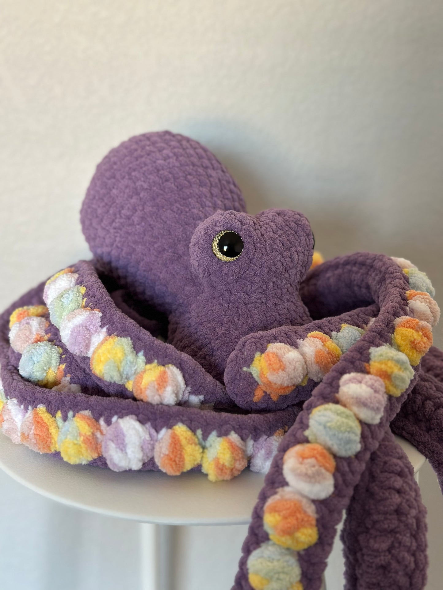 Crocheted Full Sized  'Anchor the Octopus' / Amigurumi / Plushie