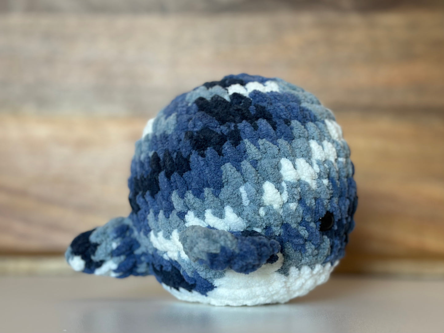 Chubby Whale / Plushie / Amigurumi