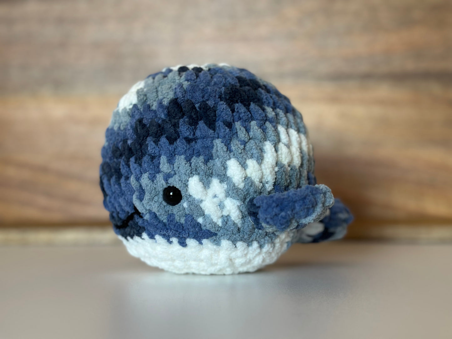 Chubby Whale / Plushie / Amigurumi