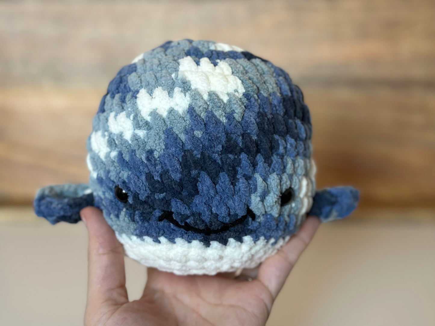 Chubby Whale / Plushie / Amigurumi